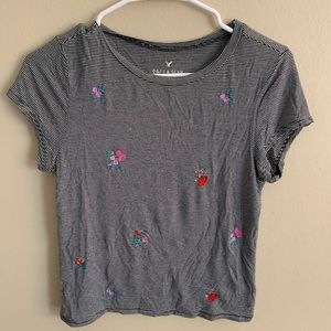 ⭐️3for$15 AEO soft and sexy floral t shirt stripe